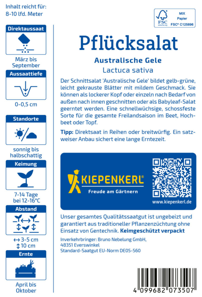 Pflücksalat Australische Gele – Bild 2